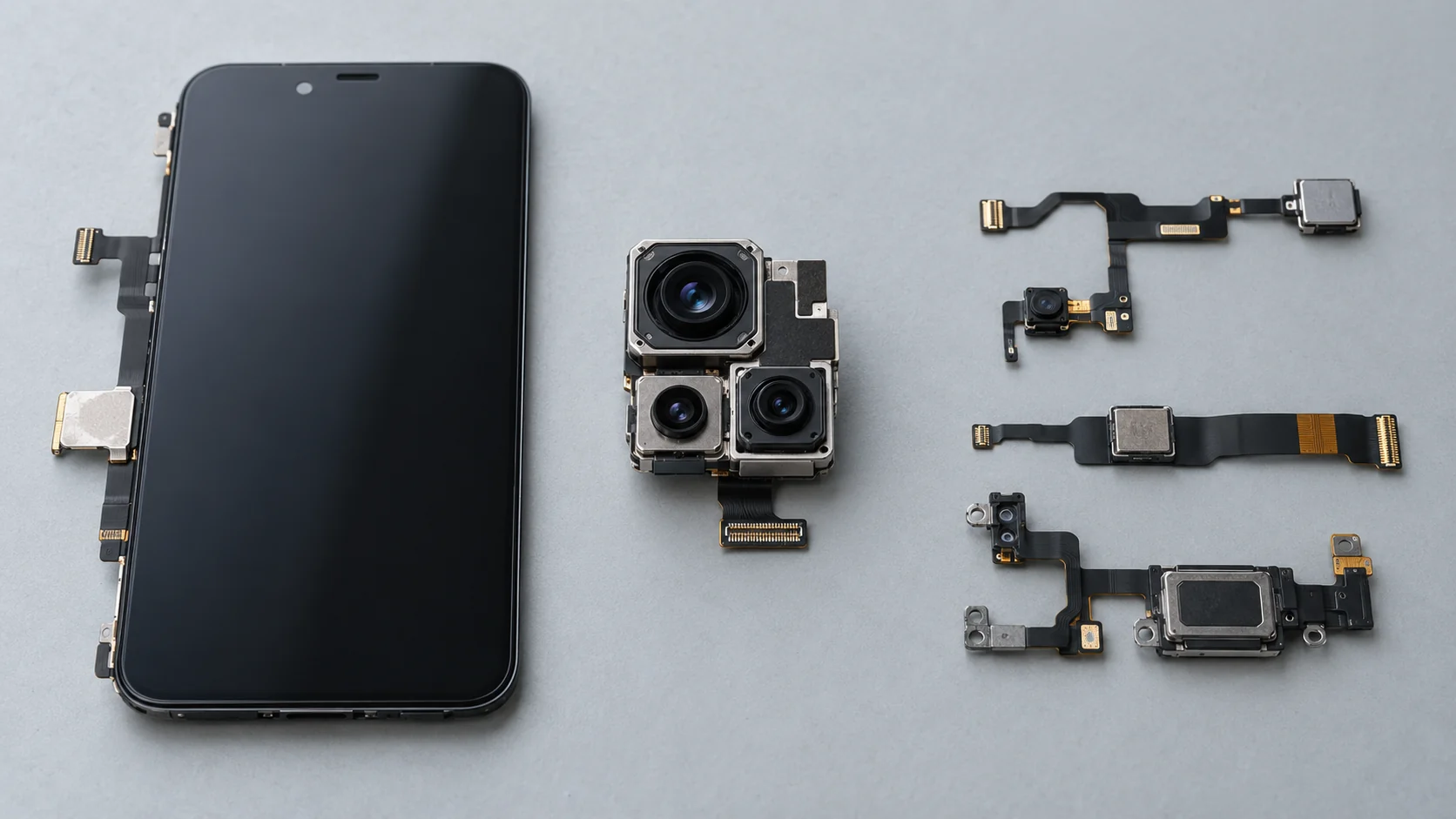 Display e fotocamere di ricambio per smartphone