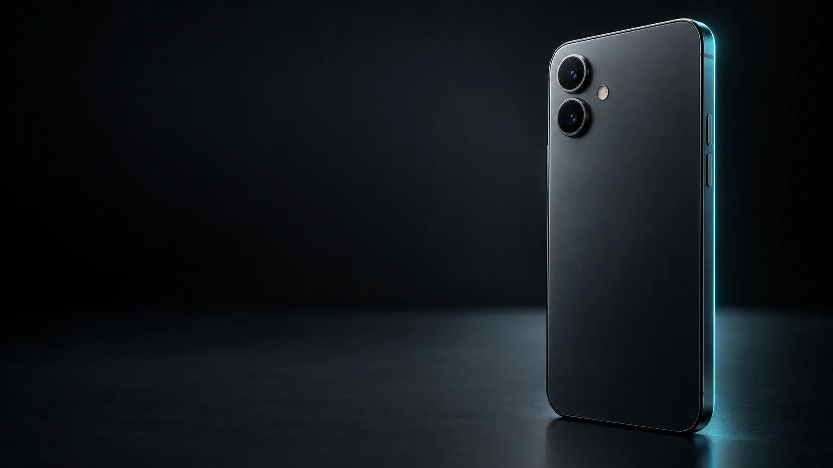 Smartphone su uno sfondo scuro